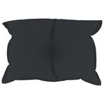 vidaXL Coussins de canapé palette 3 Pièces Anthracite Tissu