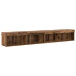 vidaXL Meubles TV muraux Panama 2 Pièces Bois ancien 100 x 30 x 30 cm