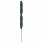 vidaXL Tête de lit LED avec des lumières à LED Vert 80 cm Polyester