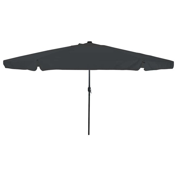 vidaXL Parasol de jardin Anthracite et noir 395 x 395 x 245 cm