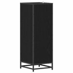 vidaXL Ensemble de mobilier de salle de bain avec étagère Chêne noir