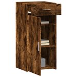 vidaXL Buffet chêne fumé 45x42 5x93 cm bois d'ingénierie