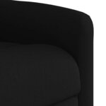 vidaXL Fauteuil de massage inclinable Noir Tissu