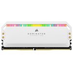 CORSAIR Mémoire PC DDR4 - DOMINATOR PLATINUM RGB 16GB (2x8GB) - 3200 MHz - C16 - White (CMT16GX4M2C3200C16W)