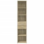 vidaXL Buffet haut chêne sonoma 40x42 5x185 cm bois d'ingénierie