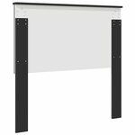 vidaXL Tête de lit Chêne noir 100 cm Bois d'ingénierie