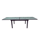 Brescia : table extensible en aluminium