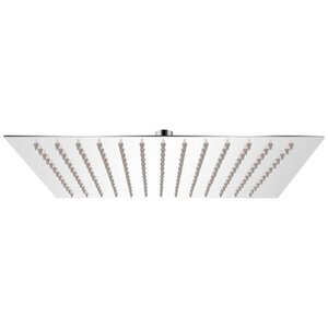 vidaXL Tête de douche plongeante carrée en acier inoxydable 25x25 cm