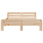 vidaXL Cadre de lit sans matelas 150x200 cm bois de pin massif