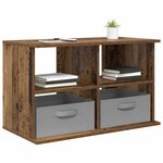 vidaXL Support de télévision avec tiroir Bois ancien 79 x 40 x 48 cm