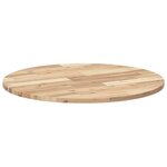 vidaXL Dessus de table rond Ø70x2 cm bois massif d'acacia