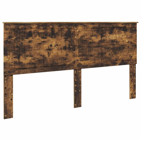 vidaXL Tête de lit Chêne fumé 180 cm Bois d'ingénierie