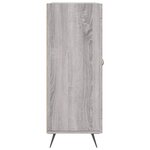 vidaXL Buffet sonoma gris 69 5x34x90 cm bois d'ingénierie