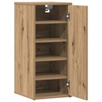 vidaXL Armoire à chaussures chêne artisanal bois d'ingénierie