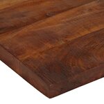 vidaXL Dessus de table 70x70x3 8 cm carré bois massif de récupération