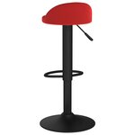 vidaXL Tabouret de bar Rouge bordeaux Velours