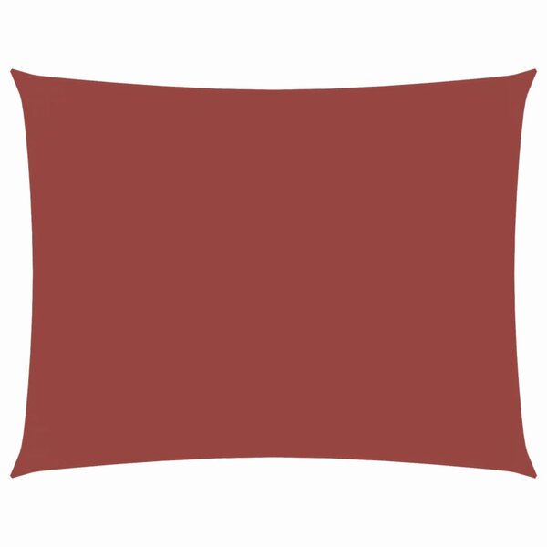vidaXL Voile de parasol tissu oxford rectangulaire 3x4 m terre cuite