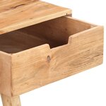 vidaXL Coiffeuse avec miroir 112x45x76 cm Bois d'acacia massif