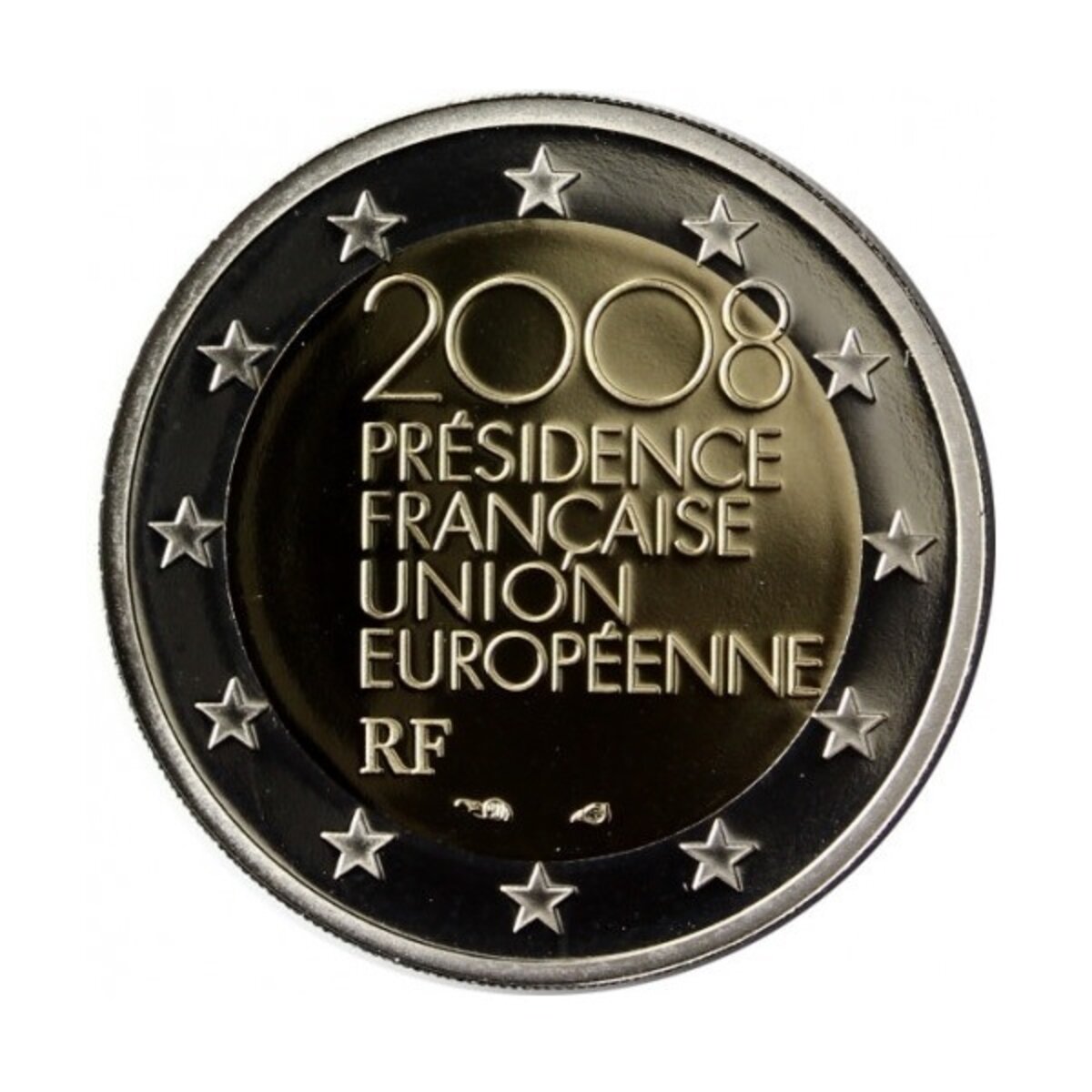 moneta 2 euro 2008 presidence francaise valore