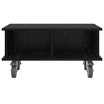 vidaXL Meuble TV Chêne noir 68 5 x 35 x 35 cm Bois d'ingénierie