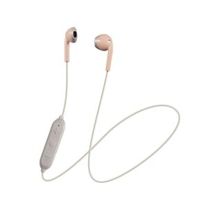 Ecouteur bluetooth  intra-auriculaire  anti-transpiration jvc ha-f19bt-pte rose poudré gris marron