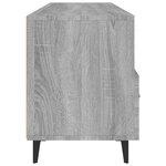vidaXL Meuble TV Sonoma gris 102x35x50 cm Bois d'ingénierie