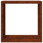 VidaXL Étagère à bois 100x40x100 cm acier résistant aux intempéries