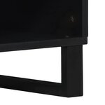 vidaXL Meubles et étagères de rangement pour médias Blanc et Noir