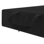 vidaXL Canapé-lit pliable 90 x 67 x 45 cm Noir