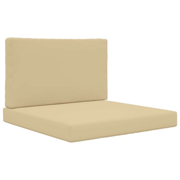 vidaXL Coussin de canapé d'extérieur Polyester Beige 80 x 80 cm