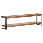vidaXL Meuble TV 150x30x40 cm Bois de récupération massif