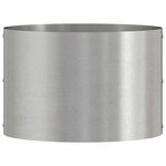 vidaXL Pots de jardin 5 Pièces Argent 30 x 30 x 20 cm Acier inoxydable