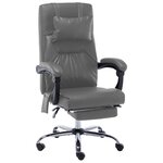 Chaise fauteuil siège de bureau informatique étude de massage anthracite similicuir anthracite 02_0024005