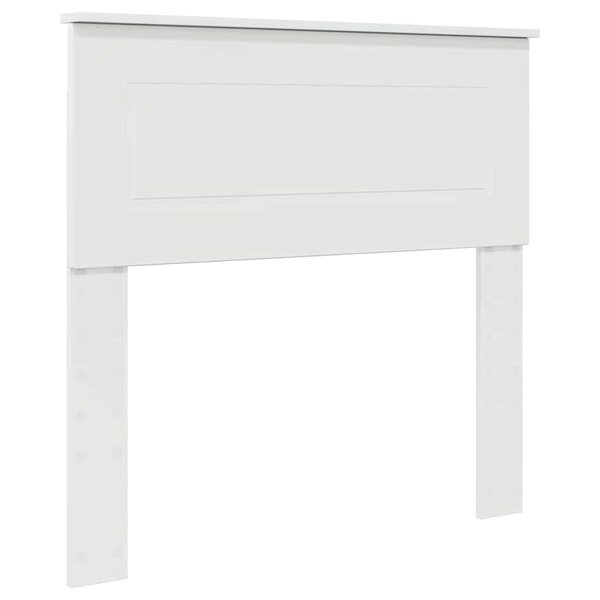 vidaXL Tête de lit Blanc Brillant 90 cm Bois d'ingénierie