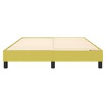vidaXL Cadre de lit sans matelas vert 140x200 cm tissu