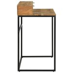 vidaXL Bureau avec tiroir Marron 110 x 50 x 87 cm Bois d'acacia massif
