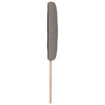 vidaXL Tête de lit Taupe tissu