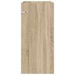 vidaXL Meuble sous lavabo de salle de bain Chêne Sonoma