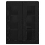 vidaXL Meuble mural Chêne noir 69 5 x 34 x 90 cm Bois d'ingénierie