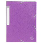 Boite De Classement Cartobox Dos 25mm Carte Lustrée - A4 - Violet - X 25 - Exacompta