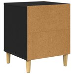 vidaXL Maison pour chat Noir 42 5 x 40 x 53 cm Bois d'ingénierie