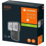 Projecteur LED extérieur x LED intégrée LEDVANCE ENDURA PRO SPOT SENSOR 4058075228924 gris foncé (mat) 1 pc(s)