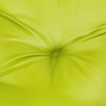 vidaXL Coussin de banc de jardin vert vif 150x(50+50)x7cm tissu oxford