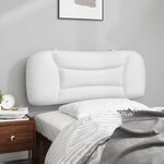 vidaXL Coussin de tête de lit Hvar blanc 100 cm similicuir