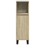 vidaXL Ensemble de meubles de salle de bain 3 Pièces chêne sonoma