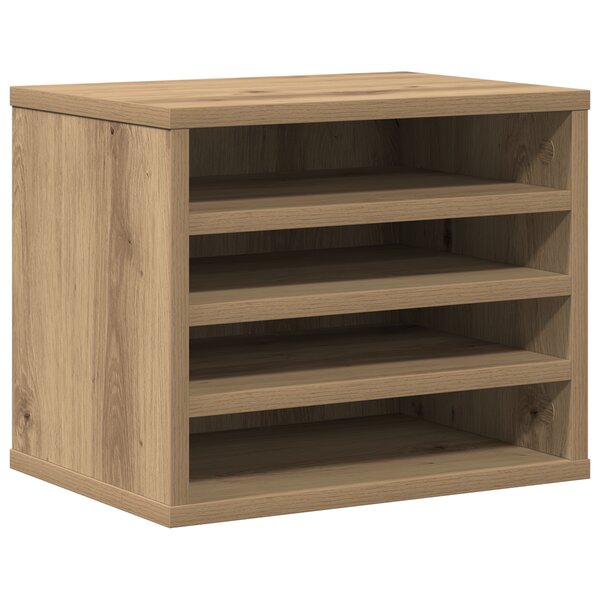 vidaXL Organisateur de bureau Chêne 36x26x29 5 cm Bois d'ingénierie