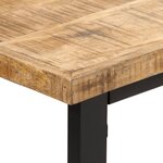 vidaXL Table à manger 110x55x75 cm bois de manguier massif
