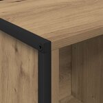 vidaXL Bibliothèque Chêne artisan 68 x 30 x 108.5 cm Bois d'ingénierie