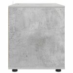 vidaXL Armoire de rangement Gris béton 80 x 48 x 57 cm