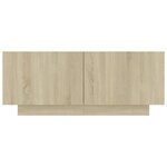 vidaXL Table de chevet chêne sonoma 100x35x40 cm bois d'ingénierie